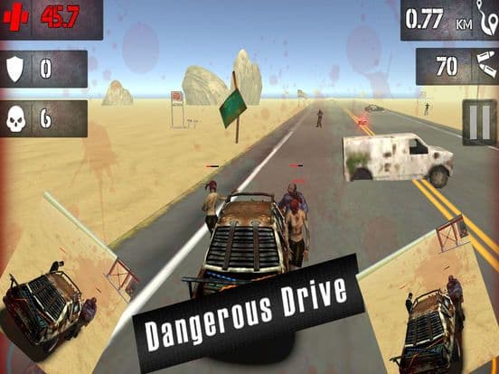 Highway of Death - Zombie Attack Car screenshot 2