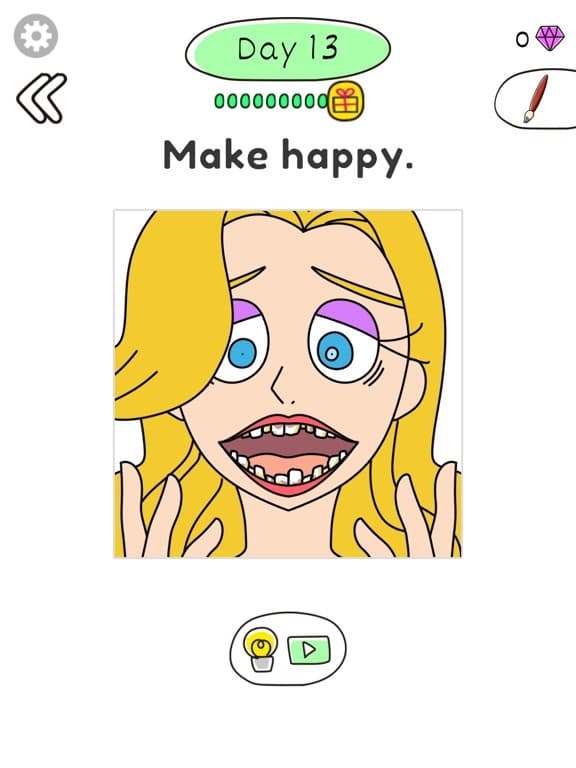 Draw Happy Baby: Puzzle Game screenshot 3