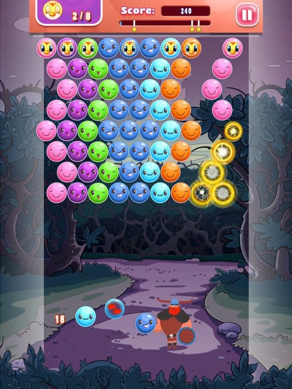 Viking Chief Bubble Warrior - FREE - color match adventure screenshot 3