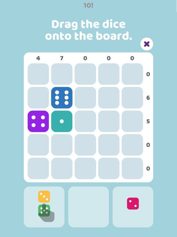 10! Dice - Fun Math Puzzle screenshot 3