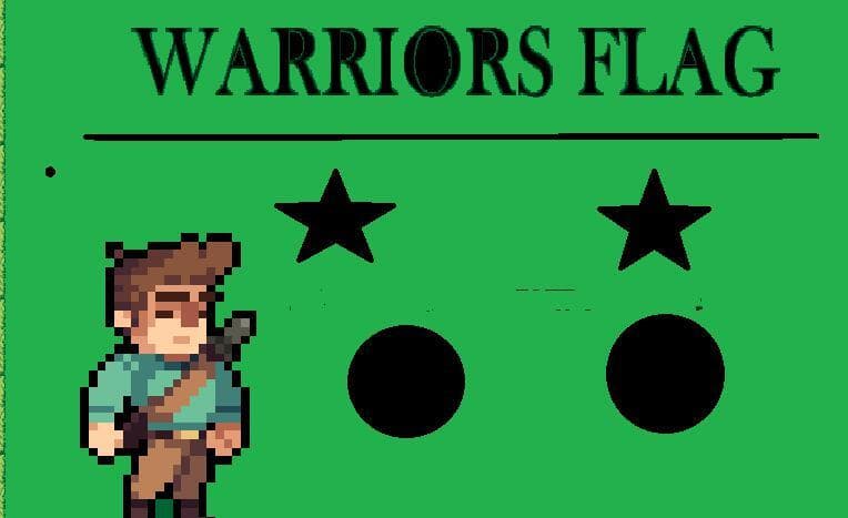 WARRIORS FLAG (natacha kassia)