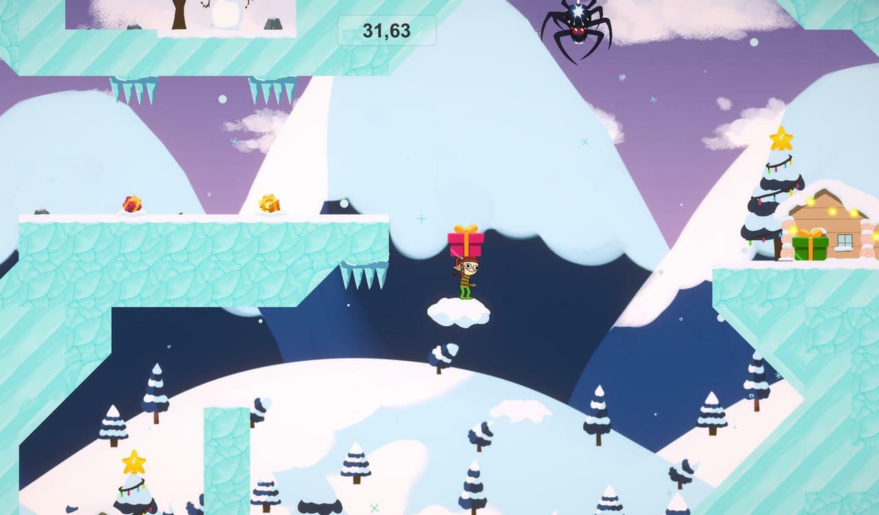 Delivery Elf - Christmas Game 2D Puzzle Platformer screenshot 2