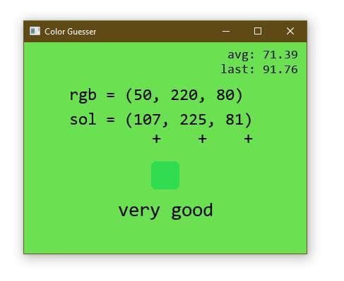 Color Guesser screenshot 2