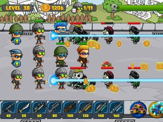 Zombie Defense vs Snipers - Zombies Games Frontier screenshot 2