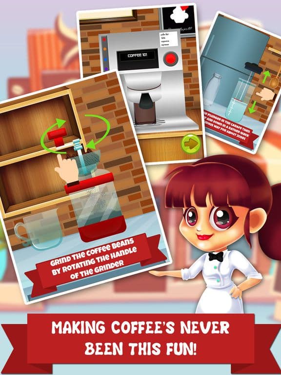 Coffee Dessert Making Salon - food maker games & candy ice cream make for kids! screenshot 2