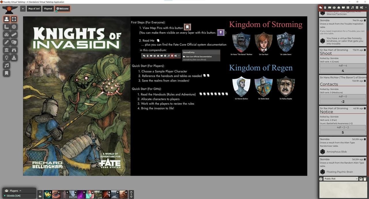 Knights of Invasion • Foundry VTT Access screenshot 5
