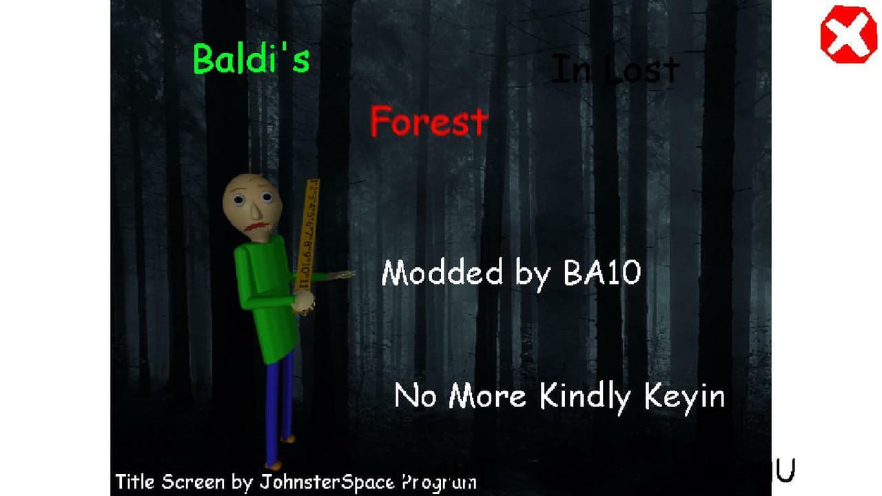 Baldis In Lost Forest screenshot 2