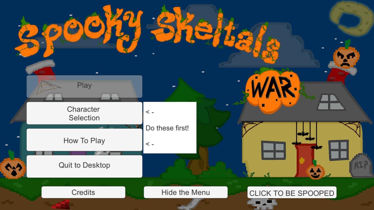 Spoopy Skeleton War - Halloween Game Jam