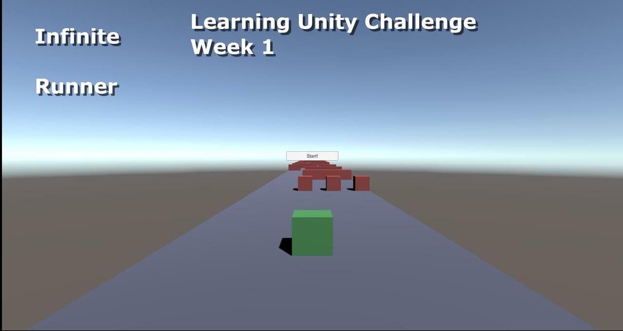Learning Unity Challenge Week 1 - Infinite Runner