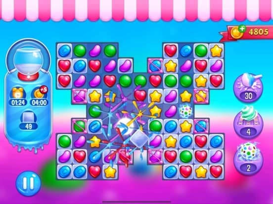 Candy Jewel World PRO Match 3 screenshot 2