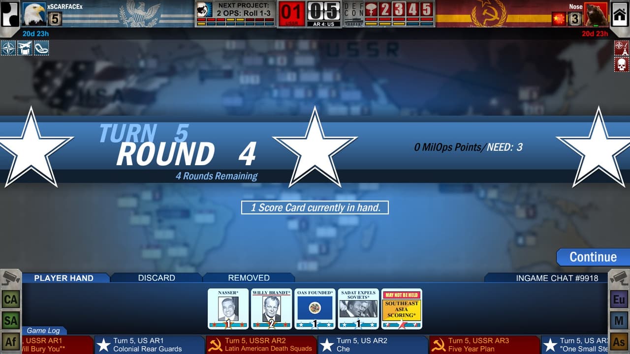 Twilight Struggle (itch) screenshot 5