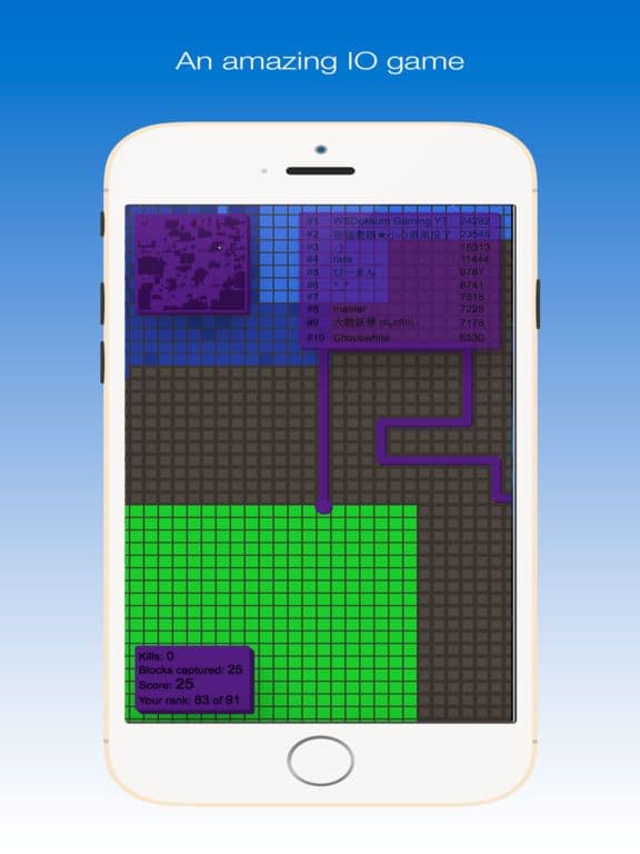 Territory.IO - online version of Paper Splix Games screenshot 4