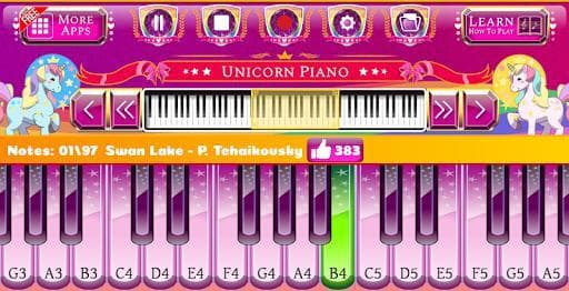 Unicorn Piano screenshot 2