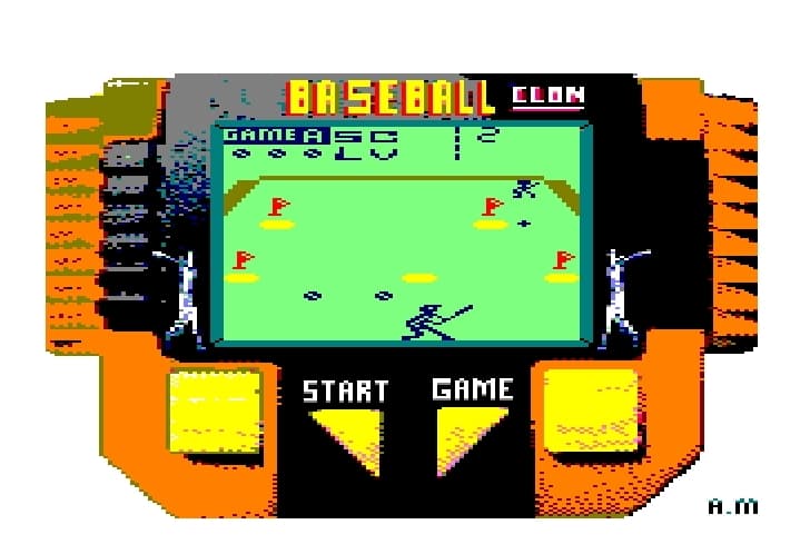 BASEBALL HANDHELD FOR AMSTRAD screenshot 2