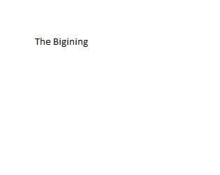The Beginning (Black Assassin)