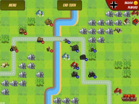 Front Wars: WW2 Turn-Based Strategy screenshot 3
