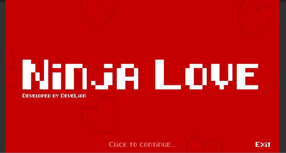 Ninja Love (itch) screenshot 2