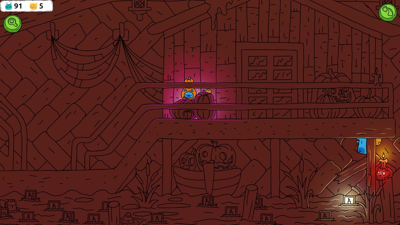 Hidden Capybaras with Orange and Pumpkins: Spooky Halloween Edition