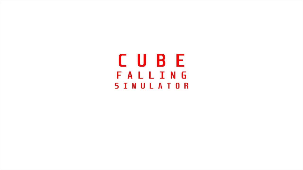 Cube falling simulator
