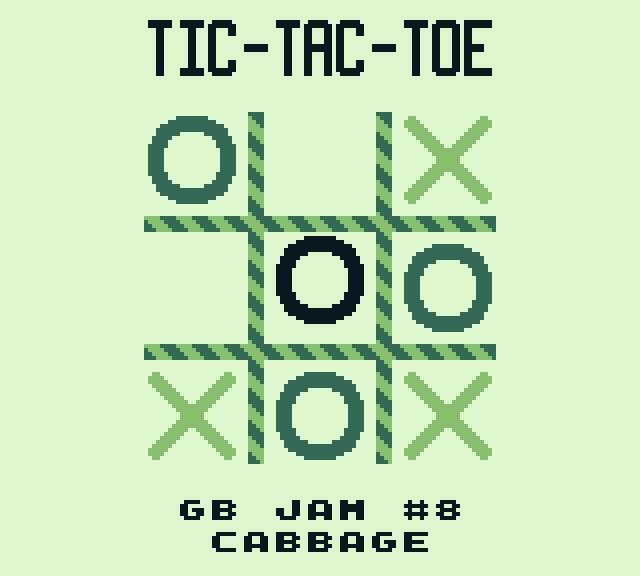 Tic-Tac-Toe (GB Jam 8) (Game Boy ROM)