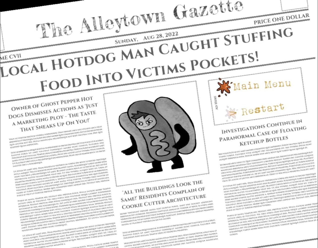 Hotdog Mans Delicious Intent: A Stealth Advertising Campaign for Ghost Pepper Frankfurters screenshot 2