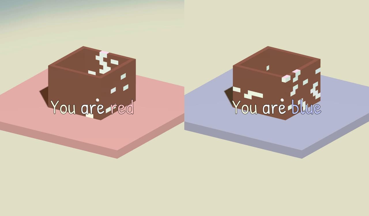 You are red. You are blue. screenshot 2