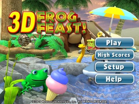 3D Frog Feast Free screenshot 3
