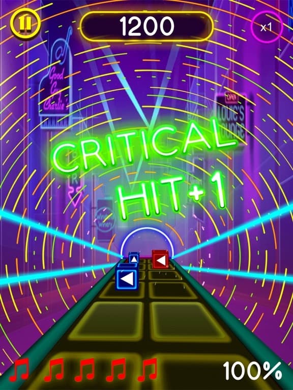 Neon Swipe Saber - Rhythm Game screenshot 2
