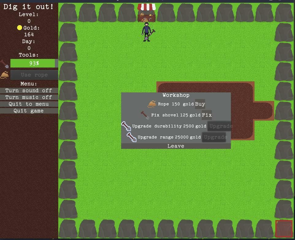 Dig it out! #LD48 screenshot 2