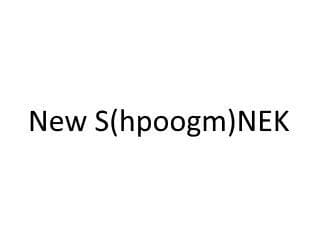 Shpoogmnek 2018 / 2019 / 201X