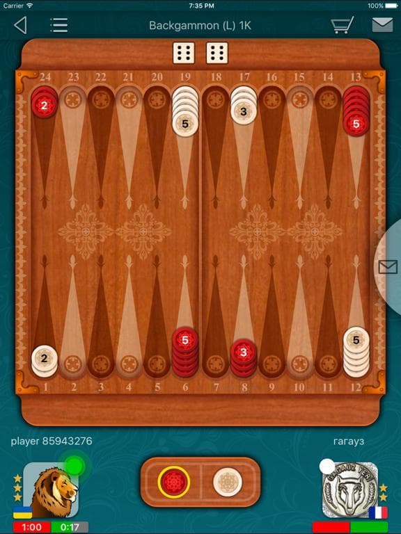 Backgammon LiveGames screenshot 2