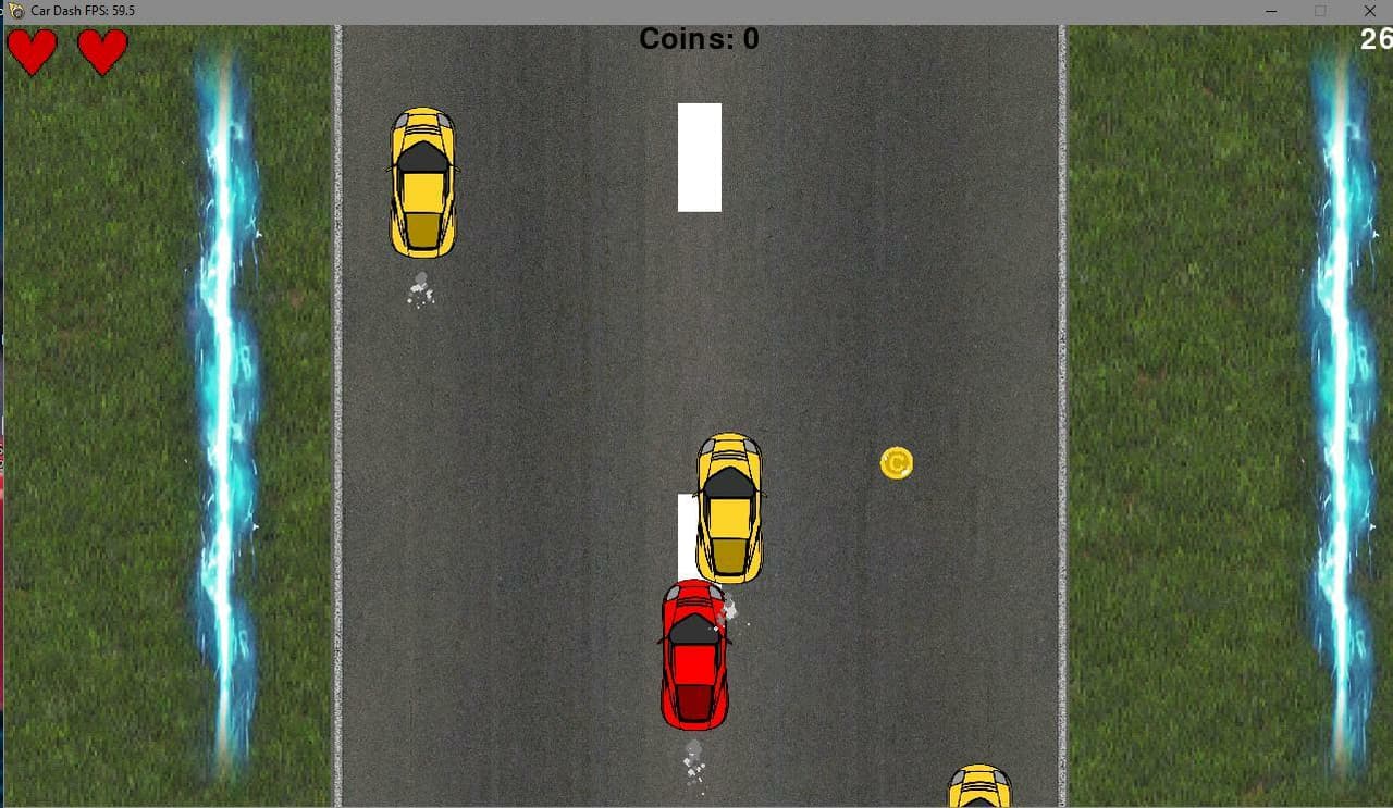Car Dash - PyGame Creation screenshot 4