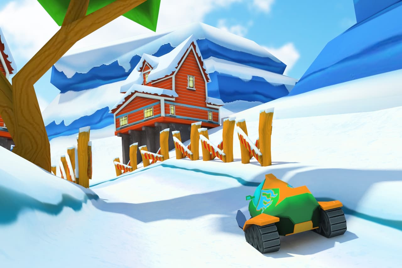 VR Sleigh Simulator - Cardboard screenshot 4