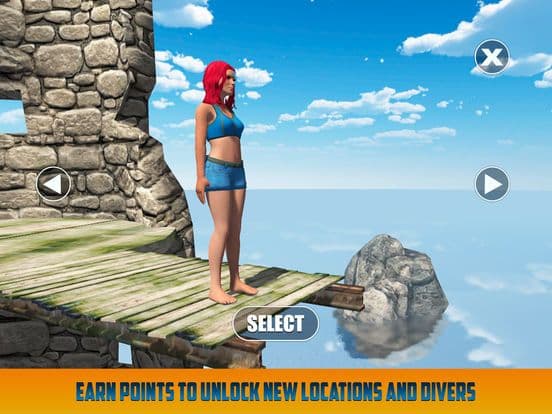 Cliff Flip Diving: Swimming Simulator screenshot 3