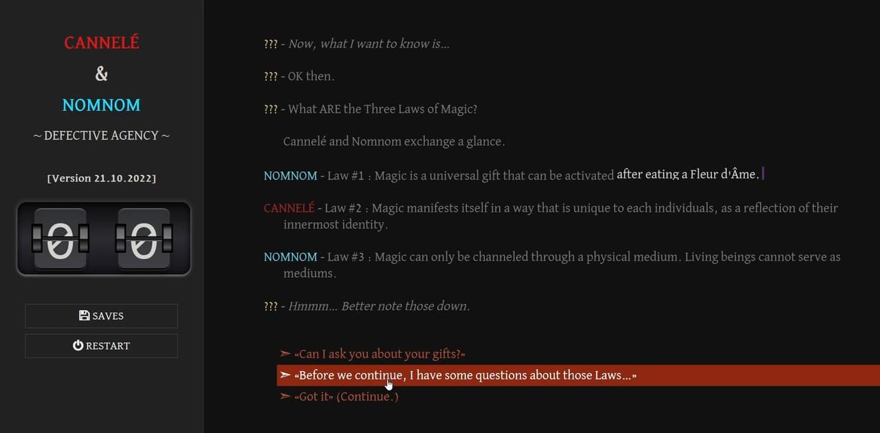Cannelé & Nomnom - Defective Agency screenshot 3