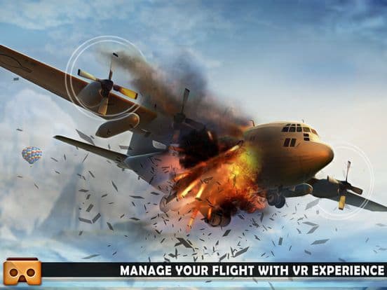 VR Airplane Flight Sim 2017 screenshot 4