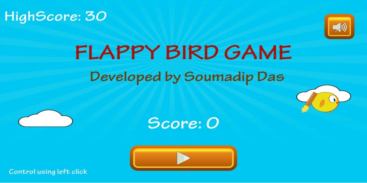 Flappy Bird (itch) (soumadipdas18) screenshot 2