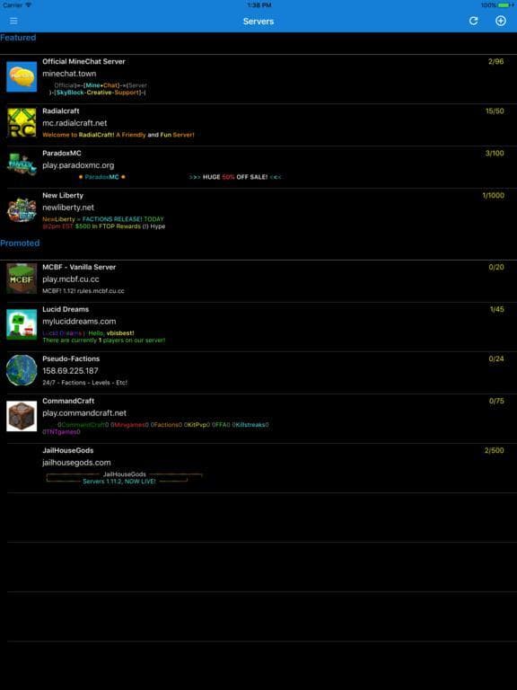 MineChat Mobile screenshot 2