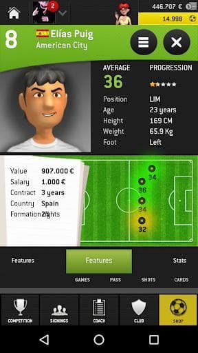 Striker Manager 2016 (Soccer) screenshot 5