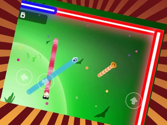 Rolling Halloween Snake And Worm Slither Dot Eater screenshot 3