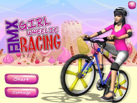 Bmx Girl Wheelie Racing screenshot 2