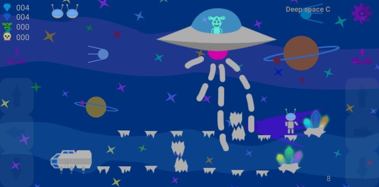 Treasure hunter. Deep space