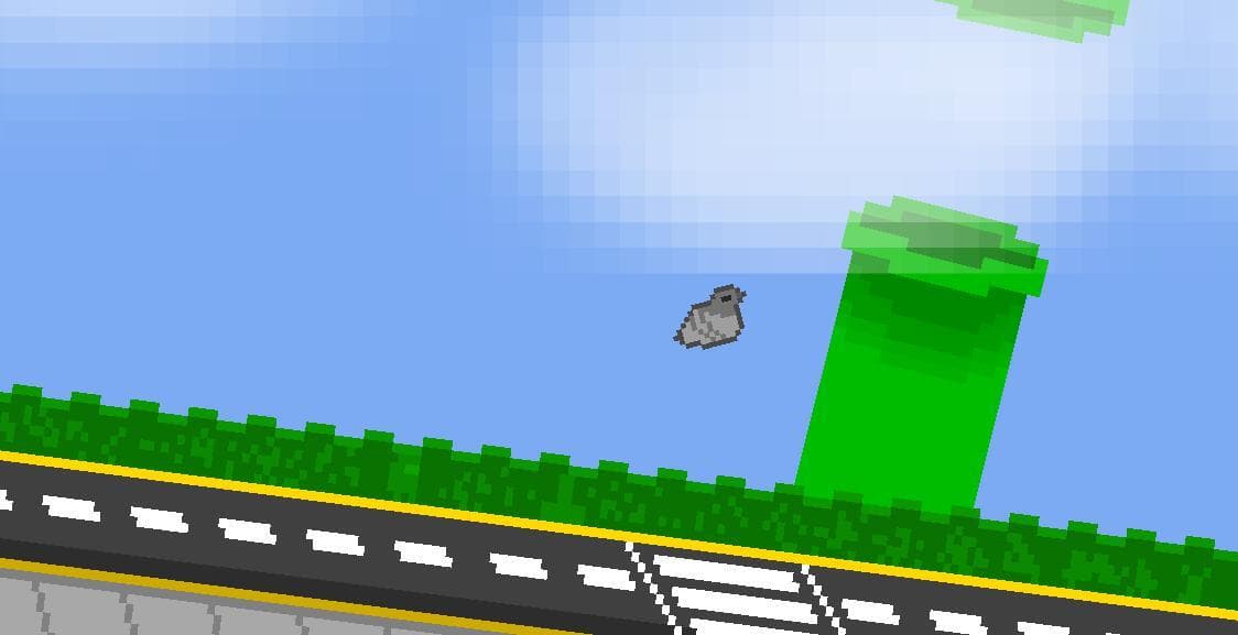 flappy bird but you are a pigeon