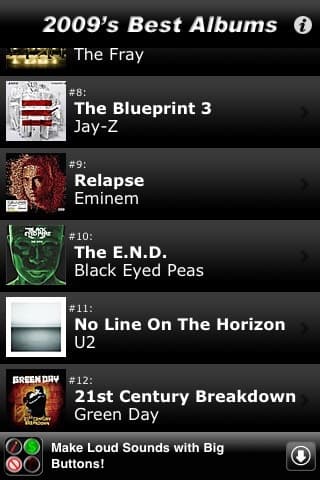 2,009s Best Albums screenshot 4