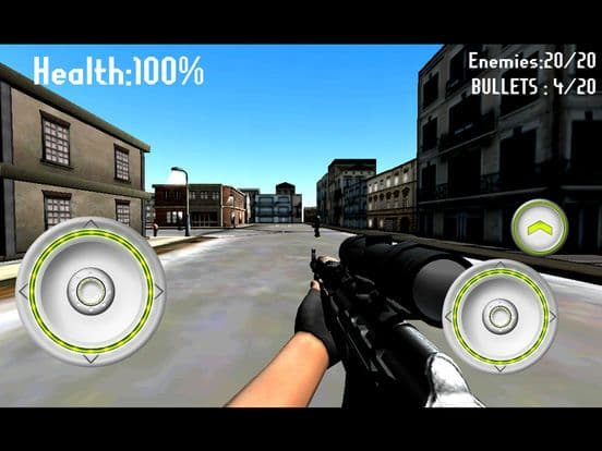 3d Modern City Crime FPS Sniper screenshot 2