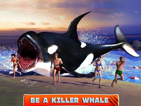 Killer Whale Beach Attack 3D screenshot 2