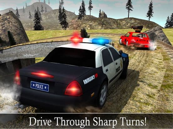 Off-Road Police Car Driver Chase: Real Driving & Action Shooting Game screenshot 2