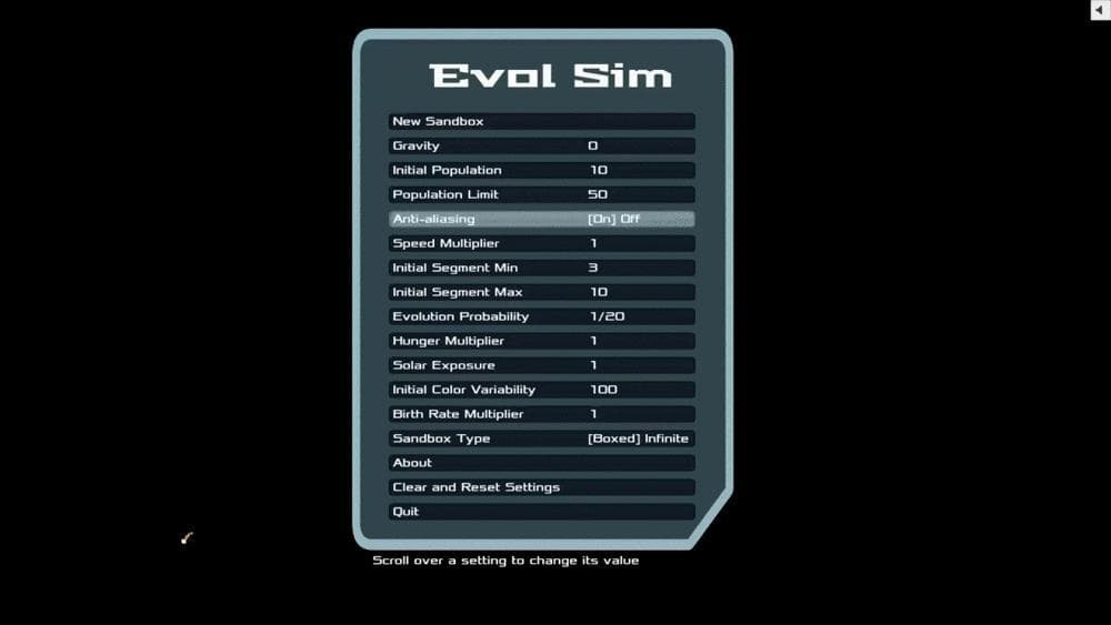 Evol Sim: Evolution Simulator