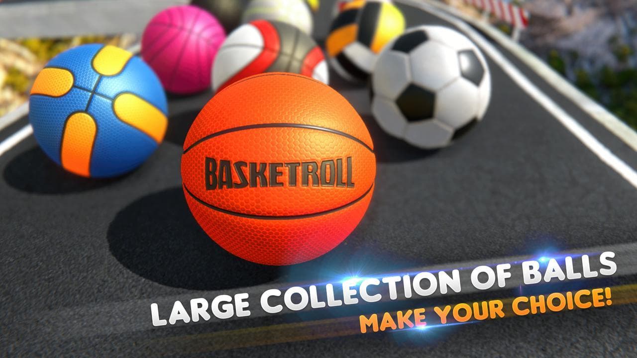 BasketRoll: Rolling Ball Game screenshot 4