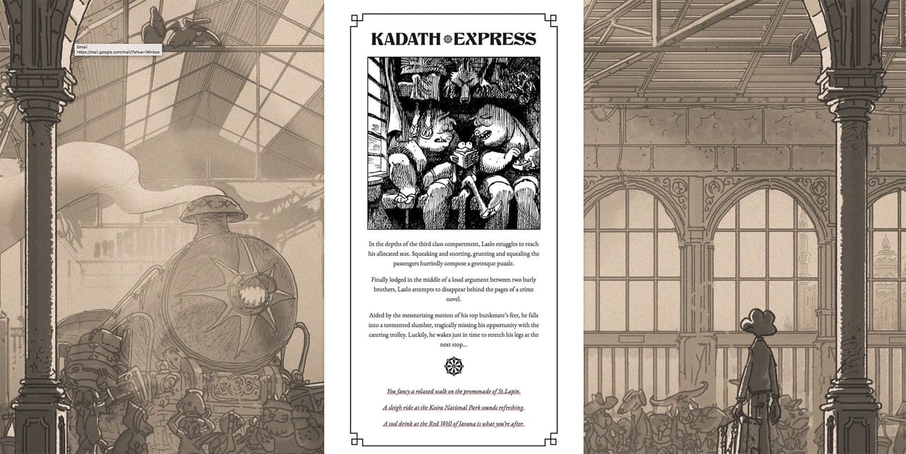 Kadath Express Travelogue screenshot 2
